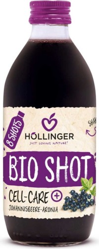 FRUIT SHOT ZWARTE BES - ARONIA ANTIOXIDANT BIO 330 ml - HOLLINGER