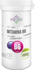 VITAMINE B6 120 CAPSULES (18 mg) - SOUL FARM