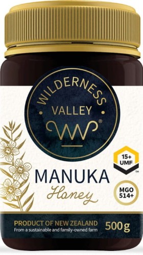 Miel Manuka UMF 15+ MGO 514+ 500 g Wilderness Valley Ltd