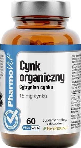 CYNK 60 KAPSUŁEK 19,2 g- PHARMOVIT (CLEAN LABEL)