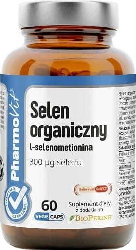 SELEN 60 KAPSUŁEK 20,27 g - PHARMOVIT (CLEAN LABEL)