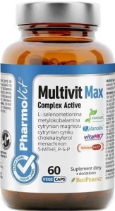 MULTIWITAMINY 60 KAPSUŁEK 35,42 g - PHARMOVIT (CLEAN LABEL)