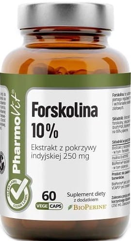 FORSKOLINA 60 CAPSULES 33,18 g - PHARMOVIT (CLEAN LABEL)