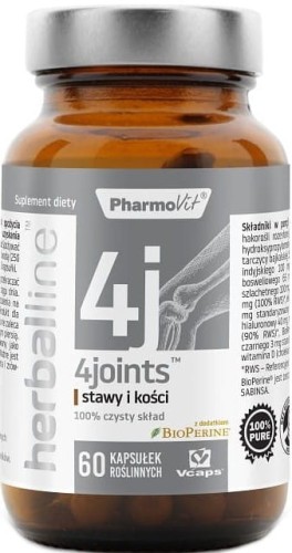 4JOINTS 60 CAPSULES 28,24 g - PHARMOVIT (HERBALLINE)
