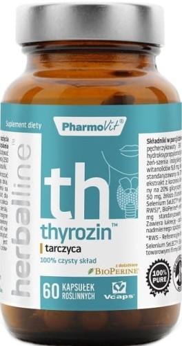 THYROZIN 60 CAPSULES 30.38 g - PHARMOVIT (HERBALLINE)