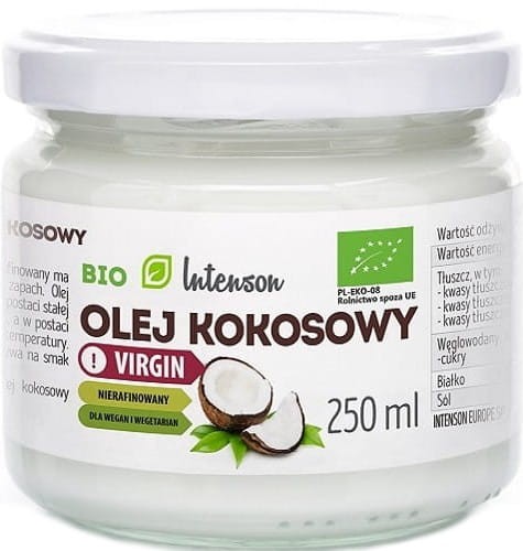 Vierge kokosolie 250ml Intenson