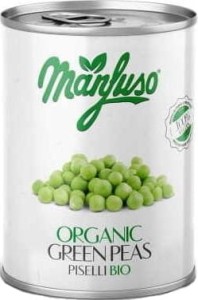 Doperwtjes in BIO-pekel 400 g Manfuso