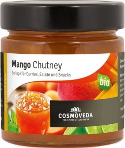 MANGO CHUTNEY SPICY GLUTEN-FREE BIO 225g - COSMOVEDA