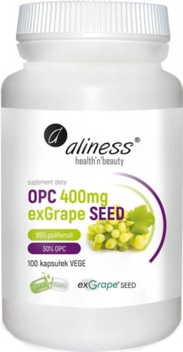OPC Druivenpitextract 400 mg exGrape Seed 100 capsules Aliness