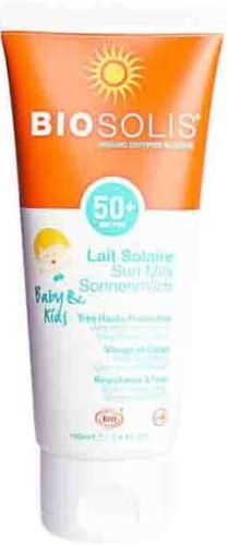 MLECZKO PRZECIWSŁONECZNE DLA NIEMOWLĄT I DZIECI SPF 50+ ECO 100 ml - BIOSOLIS