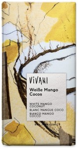 WHITE CHOCOLATE MANGO COCONUT-YOGHURT BIO 80 g - VIVANI
