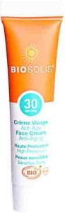FACE SUNSCREEN CREAM ANTI-WRINKLE SPF 30 ECO 15 ml - BIOSOLIS