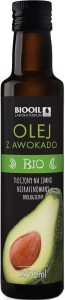KOUDGEPERSTE AVOCADO-OLIE, ONGEFINEERD BIO 250 ml - BIOOIL