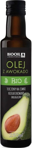 KOUDGEPERSTE AVOCADO-OLIE, ONGEFINEERD BIO 250 ml - BIOOIL