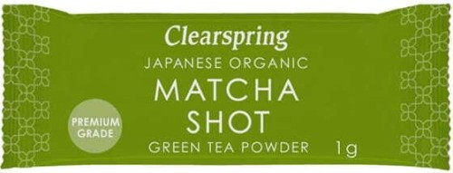 Matcha japońska Premium Grande sproszkowana BIO 1g Clearspring