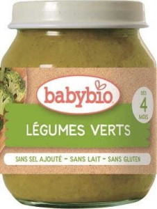 Groene groentepuree vanaf 4 maanden BIO glutenvrij 130 g BabyBio