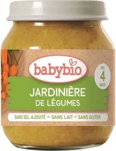 Tuingroentepuree vanaf 4 maanden BIO glutenvrij 130 g BabyBio
