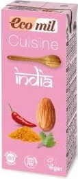 Almond cream for cooking indian BIO 200 ml Ecomil