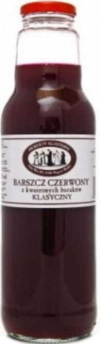 Red borscht with pickled beetroot 750 ml Produkty Klasztorne