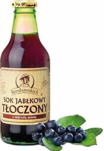 Geperst appelsap met aronia 250 ml Rembowscy