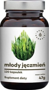 Young green barley powdered leaves 120 capsules AURA HERBALS