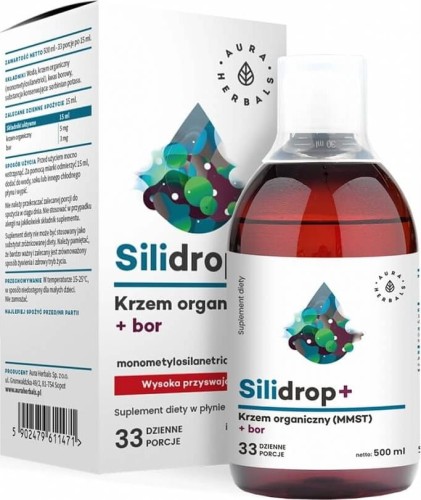 Silidrop+ Krzem + Kwas Borowy (500 ml)