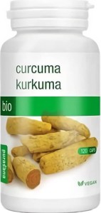 TURMERIC CAPSULES BIO 47,4 g  (120 pcs.) - PURASANA