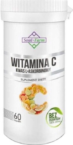 VITAMINE C (L-ASCORBINEZUUR) 800 mg 60 CAPSULES - SOUL FARM
