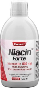 Vitamin B3 Niacin Forte nicotinic acid amide 500mg 500ml PharmoVit