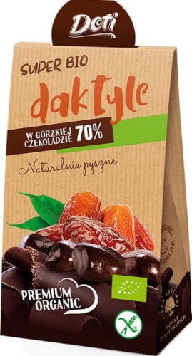 DATES IN DARK CHOCOLATE GLUTEN-FREE BIO 50 g - DOTI