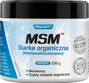 Organic sulfur MSM 125 portions 250g PharmoVit