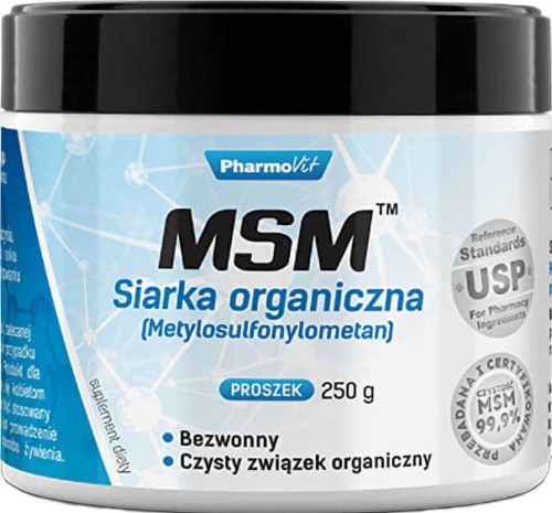 Organic sulfur MSM 125 portions 250g PharmoVit