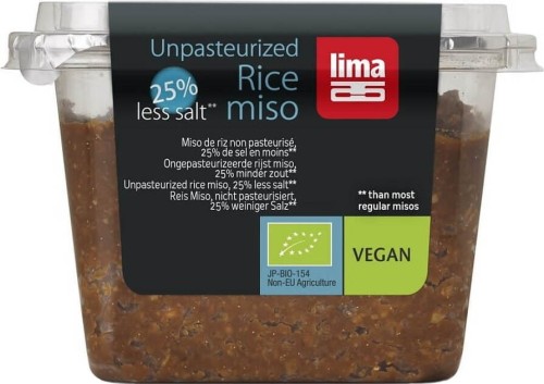 Miso (soy paste with rice) with lowered salt content BIO 300 g - Lima