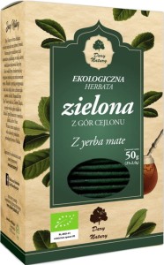 GREEN TEA WITH YERBA MATE BIO (25 x 2 g) - DARY NATURY