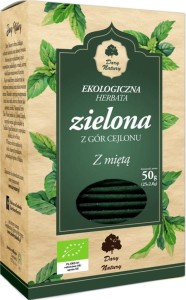 GREEN TEA WITH MINT BIO (25 x 2 g) - DARY NATURY