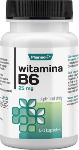 Vitamin B6 25mg 120 capsules PharmoVit