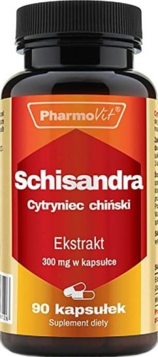 Extrait de citron chinois Schisandra 300 mg 90 gélules PharmoVit