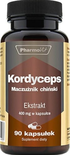 Kordyceps Maczużnik chiński ekstrakt 400mg 90 kapsułek PharmoVit