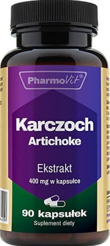 Artisjok Artisjok extract 400mg 90 capsules PharmoVit