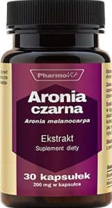 Aronia melanocarpa 20:1 extract 200mg 30 capsules PharmoVit