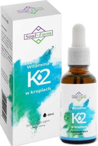 VITAMIN K2 IN DROPS (100mcg) 30 ml - SOUL FARM