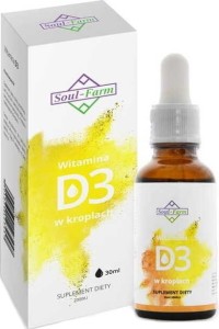 VITAMIN D3 IN DROPS (2000IU) 30 ml - SOUL FARM