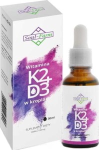 VITAMIN K2+D3 IN DROPS (100mcg+2000IU) 30 ml - SOUL FARM