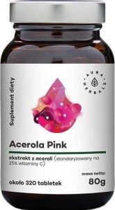Acerola Pink acerola fruit extract around 320 tablets 80g Aura Herbals