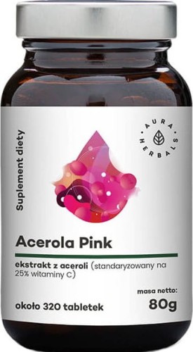 Acerola Pink acerola fruit extract around 320 tablets 80g Aura Herbals