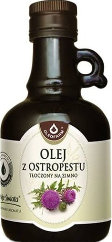Koudgeperste mariadistelolie Oils of the world 250ml Oleofarm