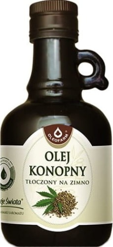 Koudgeperste hennepolie Oils of the world 250ml Oleofarm