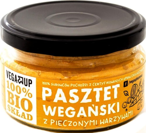 PASZTET WEGAŃSKI Z PIECZONYMI WARZYWAMI BIO 190 g - VEGA UP