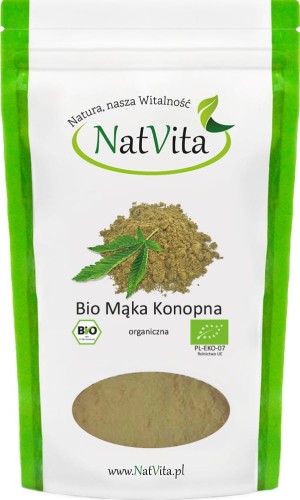 HEMP FLOUR BIO 30% PROTEIN 500g NatVita