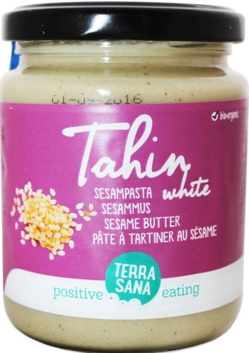 WITTE TAHINA (SESAMPASTA) BIO 250 g - TERRASANA